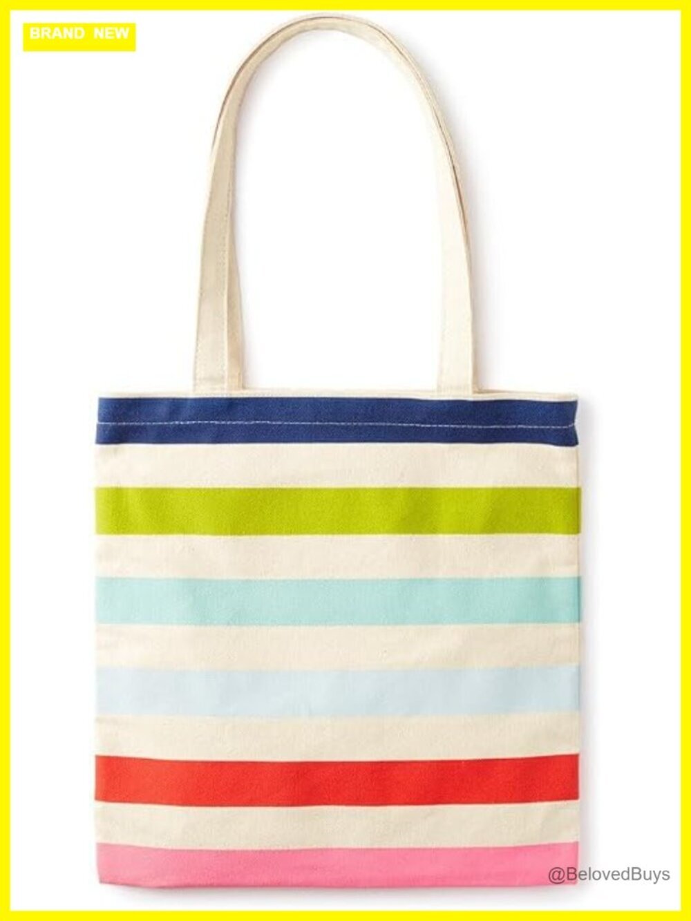 Canvas Tote Bag with Interior Pocket for Women